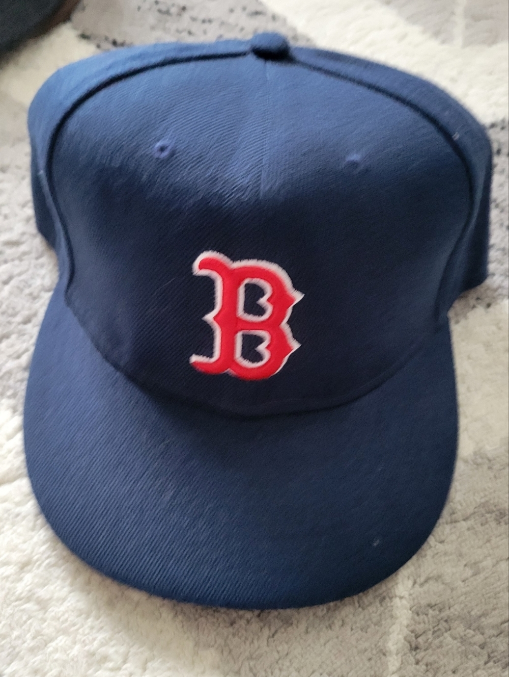 Boston Red Socks New Era Fitted 59FIFTY Cap in Navy Blue and Black